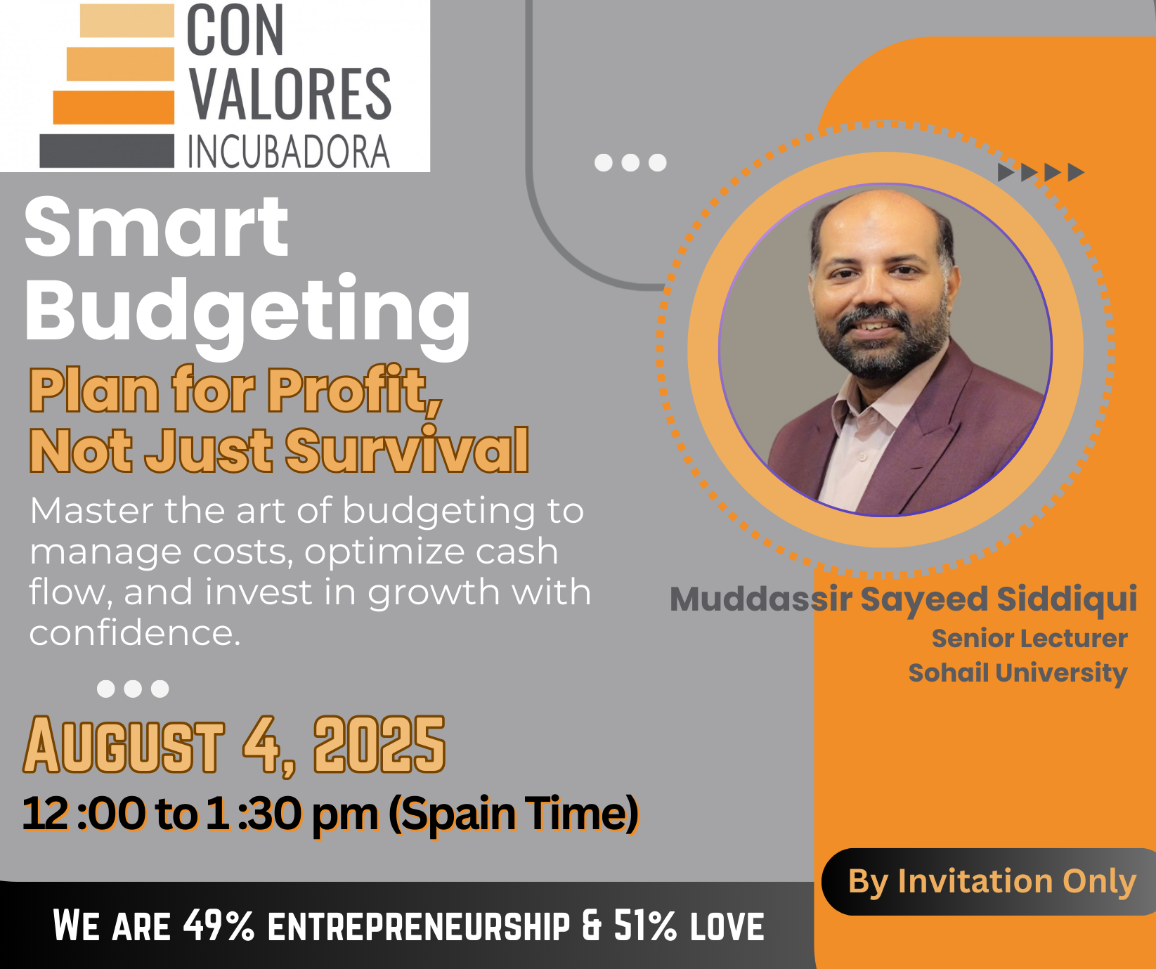 Smart Budgeting poster